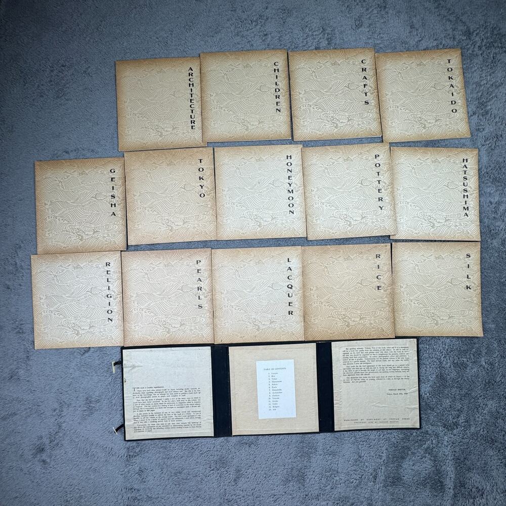 1949 JAPAN by Horace Bristol Photo Book Set 1st Edition East-West Toppan Press